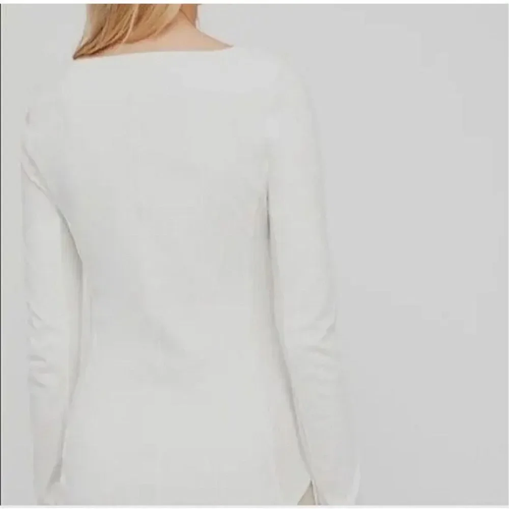 Free People White Looking Back‎ Lace-Up Top sz XS